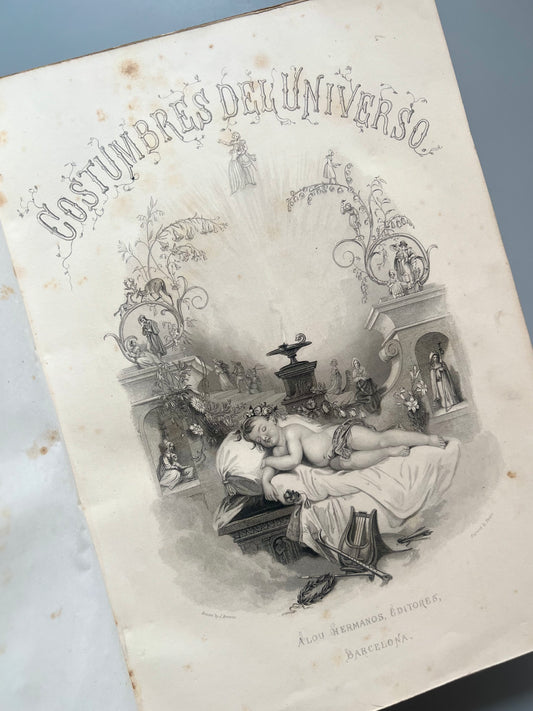 Las costumbres del universo, Nicolás Díaz de Benjumea - Librería de los señores Alou Hermanos editores, 1864