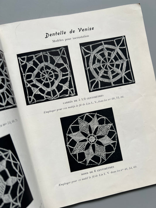 Album de Dentelle de Venise, Madame Hardouin - Manufacture parisienne des cotons L.V et M. F. A., ca. 1920