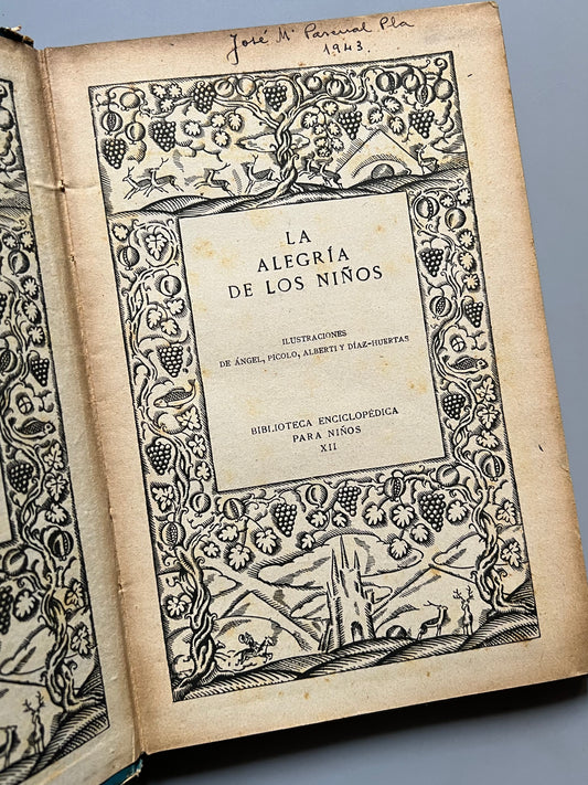 La alegría de los niños - Saturnino Calleja, 1935