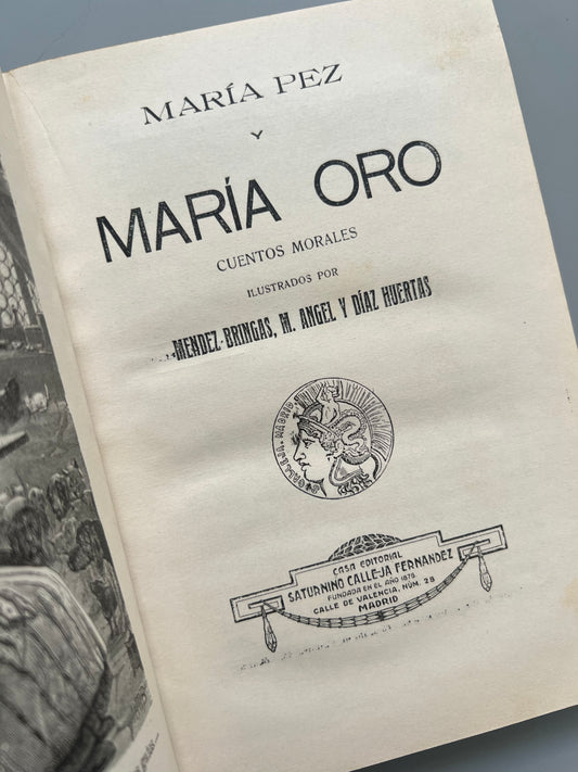 María Pez y María Oro - Saturnino Calleja, ca. 1900