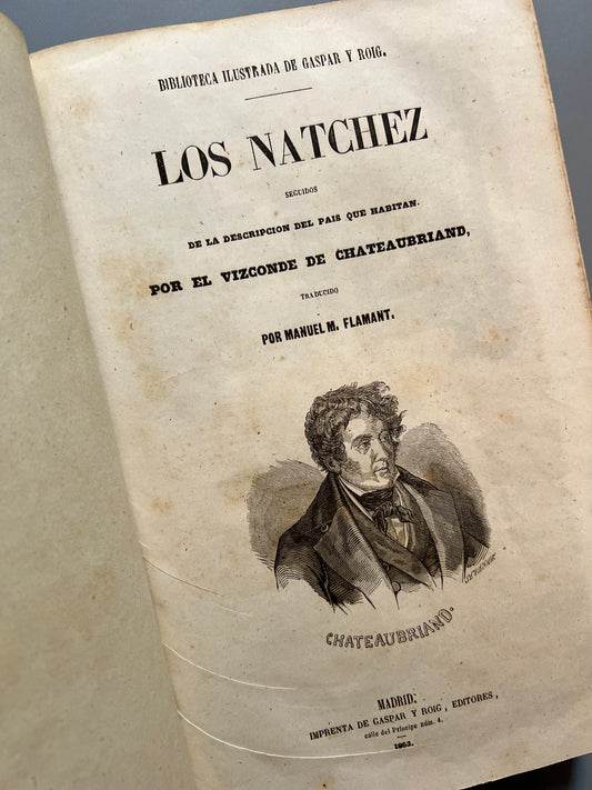 13 obras de Chateaubriand, Biblioteca ilustrada de Gaspar y Roig - 1853/1859