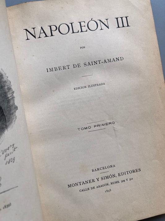Napoleón III, Imbert de Saint-Amand - Montaner y Simón, 1898