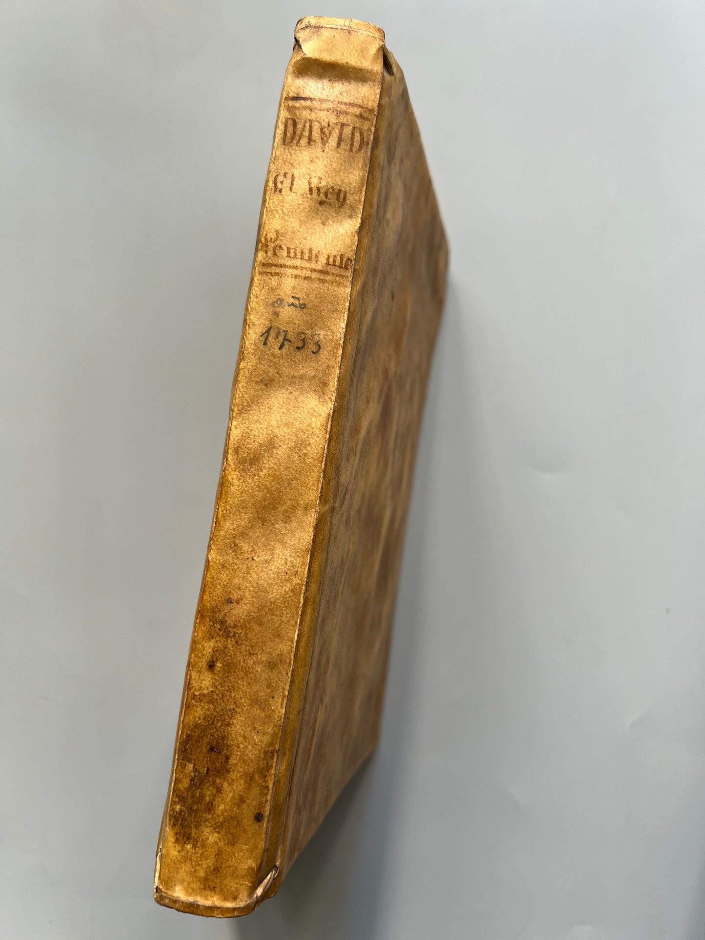 El rey penitente David arrepentido, Christobal Lozano - Librería de la viuda Piferrer, ca. 1733