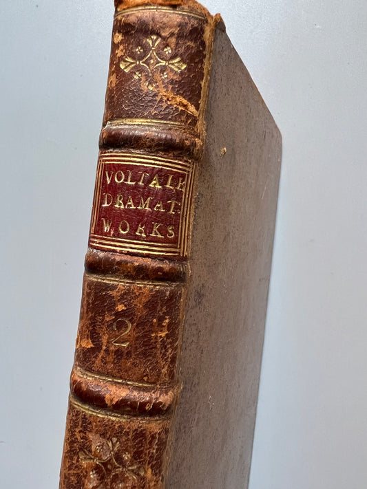 The dramatic works of Voltaire, vol. II - Londres, 1761