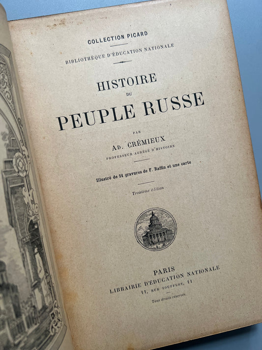 Histoire du peuple russe, Ad. Crémieux - Collection Picard, ca. 1900