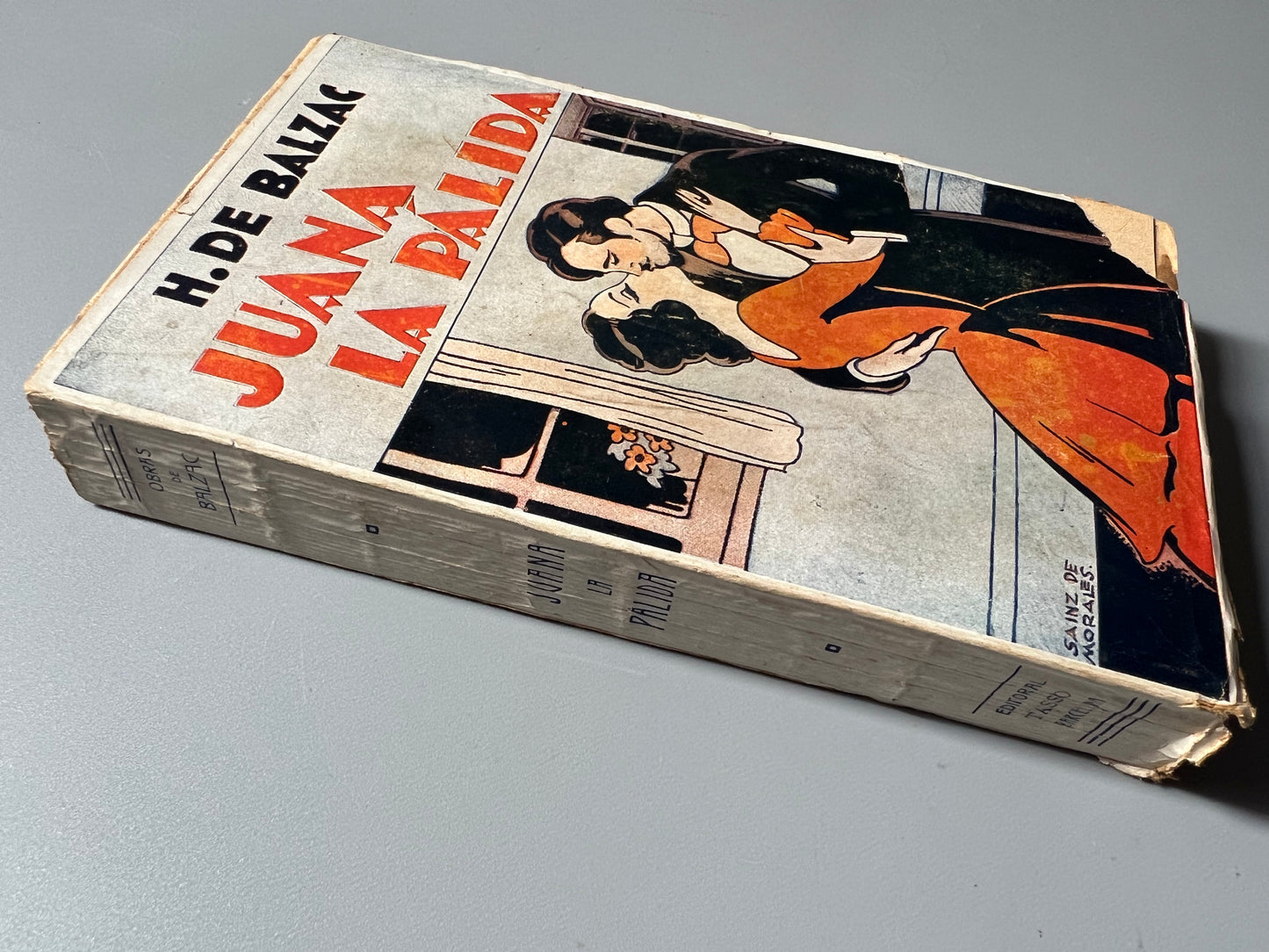 Juana la pálida, Honoré de Balzac - Imprenta de la viuda de Luis Tasso, ca. 1930