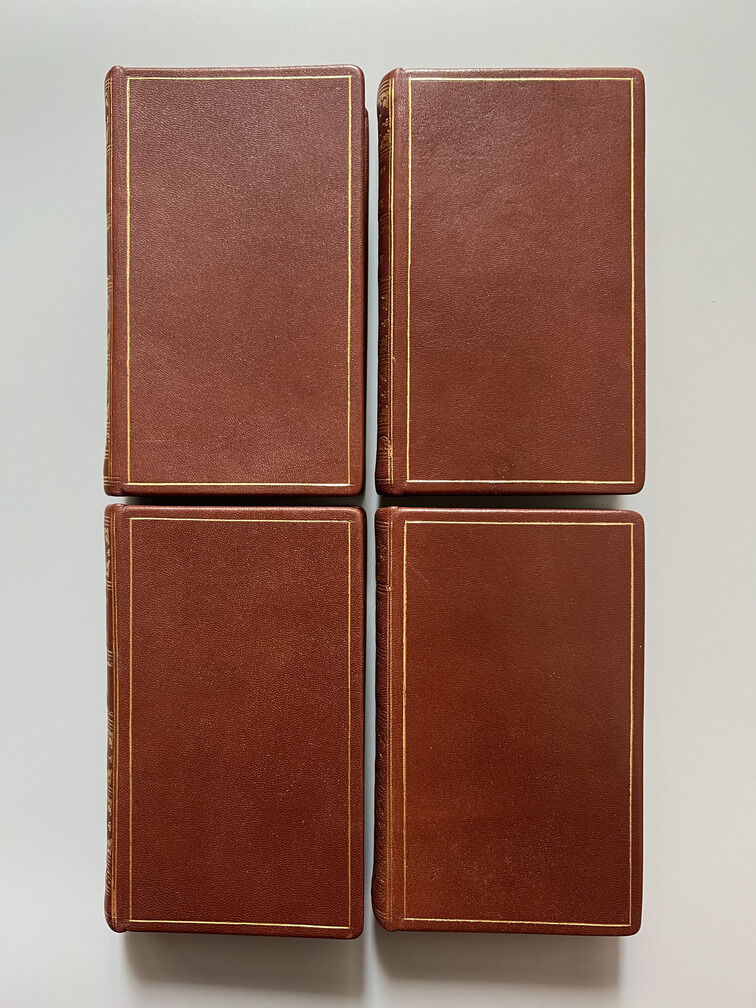 Don Quixote de la Mancha - Miguel de Cervantes - P. Gosse y A. Moetjens, 4 Tomos. La Haya. 1744