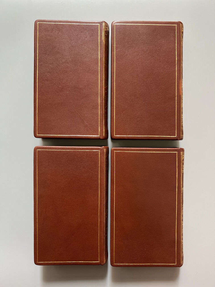 Don Quixote de la Mancha - Miguel de Cervantes - P. Gosse y A. Moetjens, 4 Tomos. La Haya. 1744