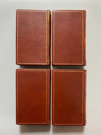 Don Quixote de la Mancha - Miguel de Cervantes - P. Gosse y A. Moetjens, 4 Tomos. La Haya. 1744