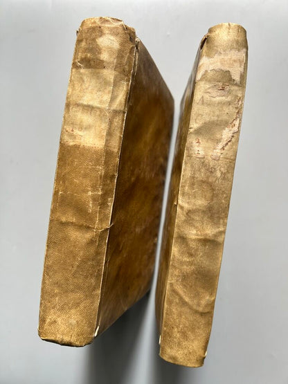 Adarga Catalana, Arte Heraldica - Francisco Xavier de Garma - Imprenta de Mauro Martí, 1753, 2 Tomos