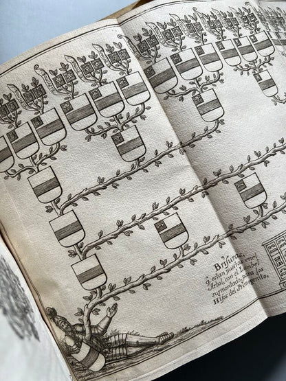 Adarga Catalana, Arte Heraldica - Francisco Xavier de Garma - Imprenta de Mauro Martí, 1753, 2 Tomos