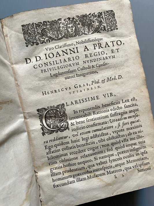 Opuscula Medica, Utili, Iocundaque Rerum Varietate Referta... - François Ranchin - Lyon. 1627