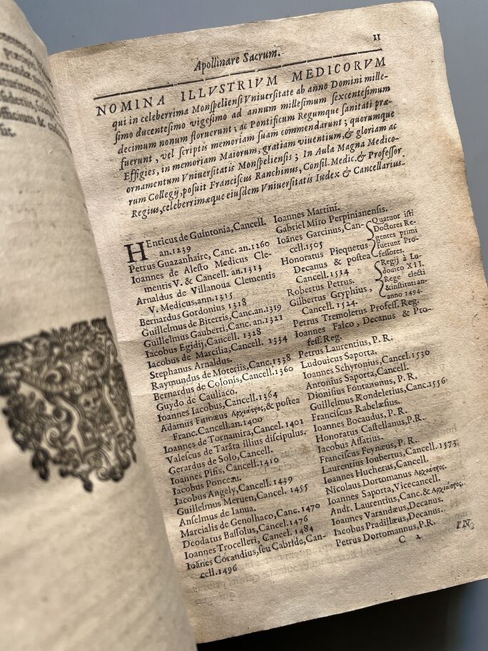 Opuscula Medica, Utili, Iocundaque Rerum Varietate Referta... - François Ranchin - Lyon. 1627
