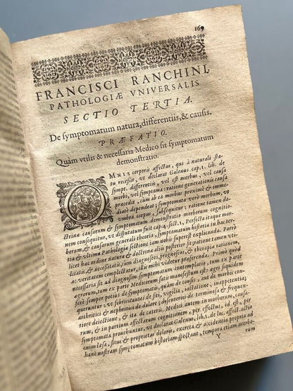 Opuscula Medica, Utili, Iocundaque Rerum Varietate Referta... - François Ranchin - Lyon. 1627