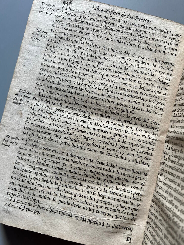 Libro de los Secretos de Agricultura - Miguel Agustí - Madrid: Antonio Sanz Impresor. 1731