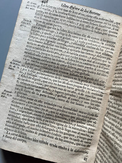 Libro de los Secretos de Agricultura - Miguel Agustí - Madrid: Antonio Sanz Impresor. 1731