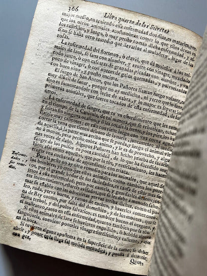 Libro de los Secretos de Agricultura - Miguel Agustí - Madrid: Antonio Sanz Impresor. 1731