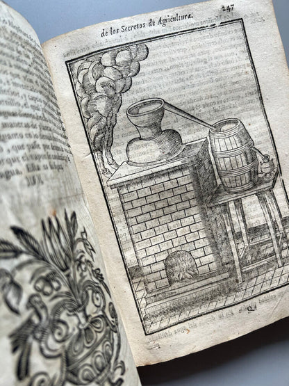 Libro de los Secretos de Agricultura - Miguel Agustí - Madrid: Antonio Sanz Impresor. 1731