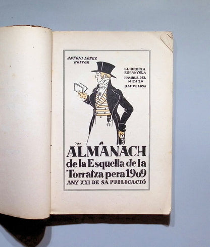 Almanach de la Esquella de la Torratxa - Antoni Lopez Editor. 1909. 16€