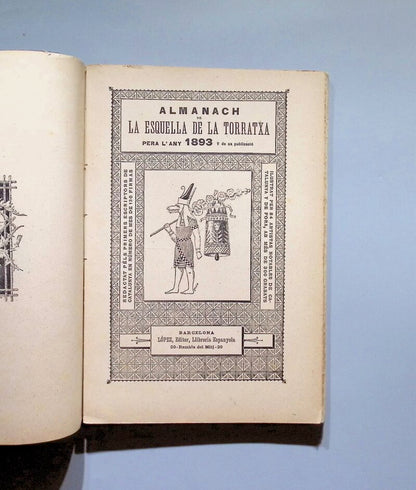 Almanach de la Esquella de la Torratxa - Antoni Lopez Editor. 1890