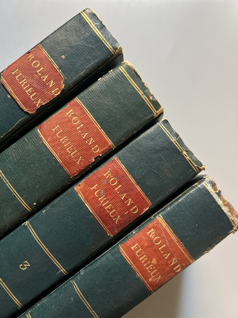 Roland furieux, Ludovico Ariosto (completo) - Chez Brunet Libraire, 1775