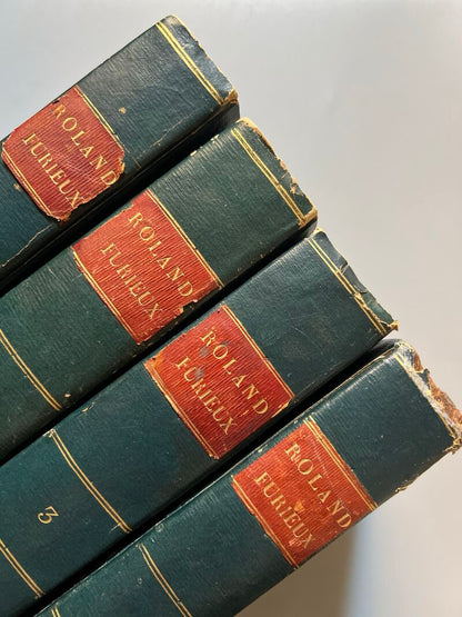 Roland furieux, Ludovico Ariosto (completo) - Chez Brunet Libraire, 1775