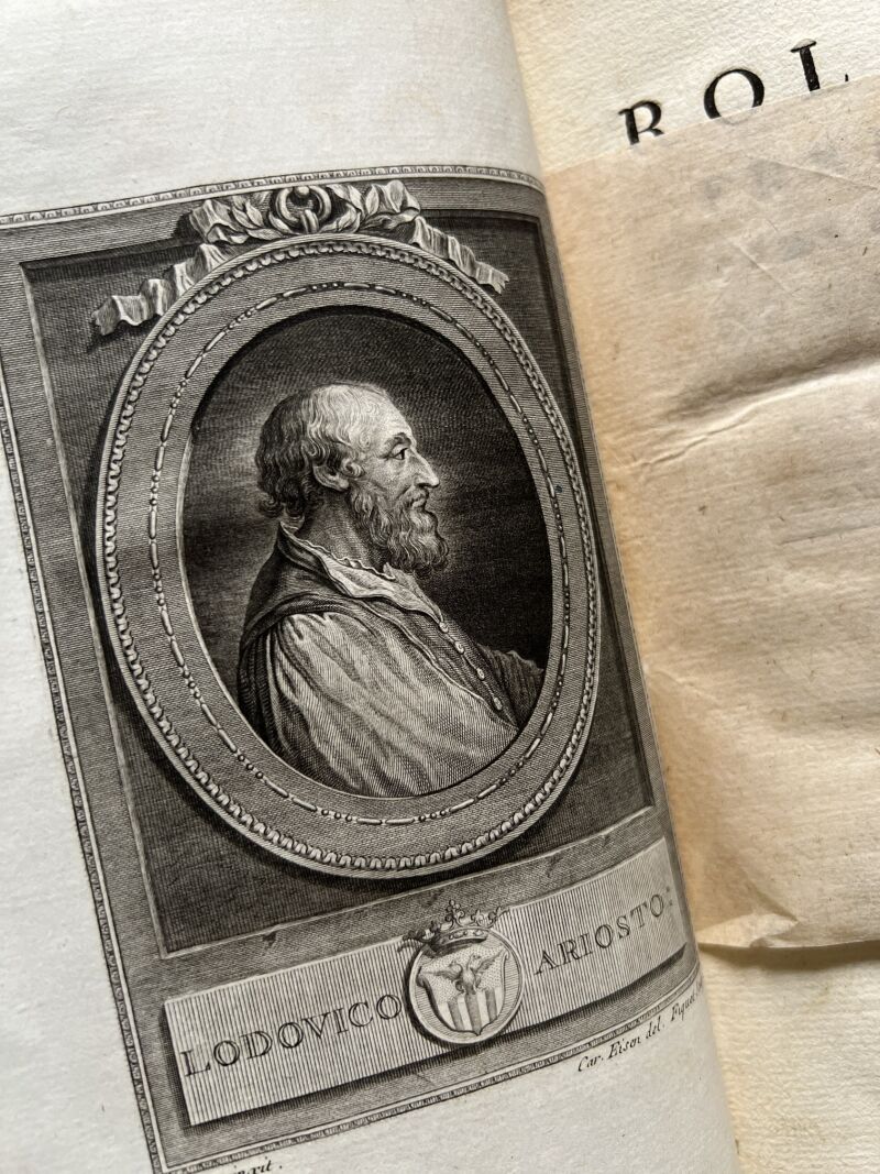 Roland furieux, Ludovico Ariosto (completo) - Chez Brunet Libraire, 1775