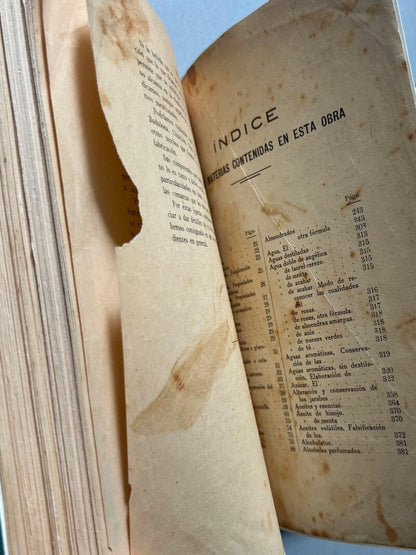 Manual práctico de confitería, repostería y pastelería, Roberto Visconti - Barcelona, 1922