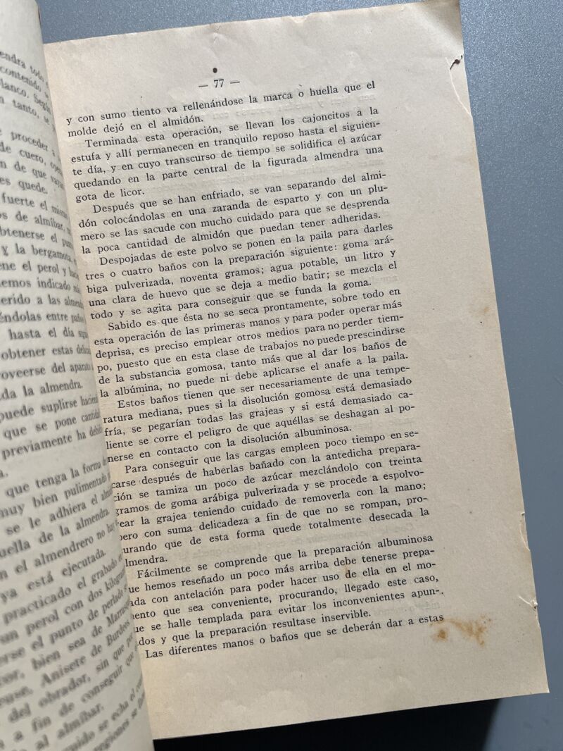 Manual práctico de confitería, repostería y pastelería, Roberto Visconti - Barcelona, 1922