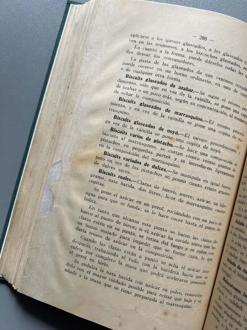 Manual práctico de confitería, repostería y pastelería, Roberto Visconti - Barcelona, 1922