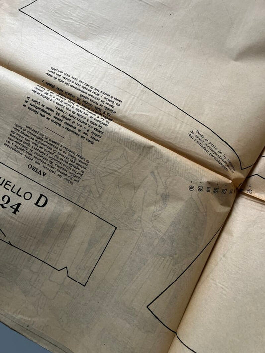 Lecciones sobre la moda. Chaqueta nº24. Patrones graduables Sistema Martí - ca. 1915-20