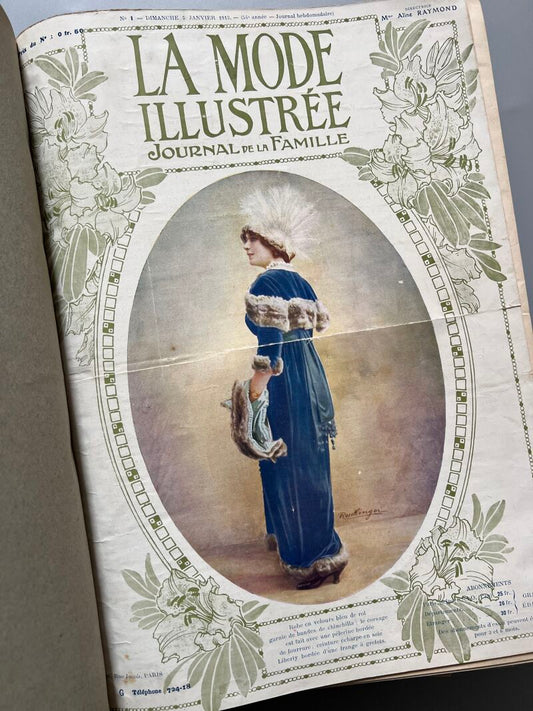 La Mode Illustrée, enero-octubre de 1913 - le Costume Royal/ le Miroir des Modes