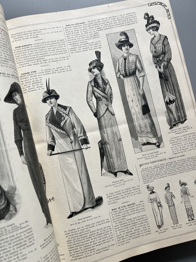 La Mode Illustrée, enero-octubre de 1913 - le Costume Royal/ le Miroir des Modes