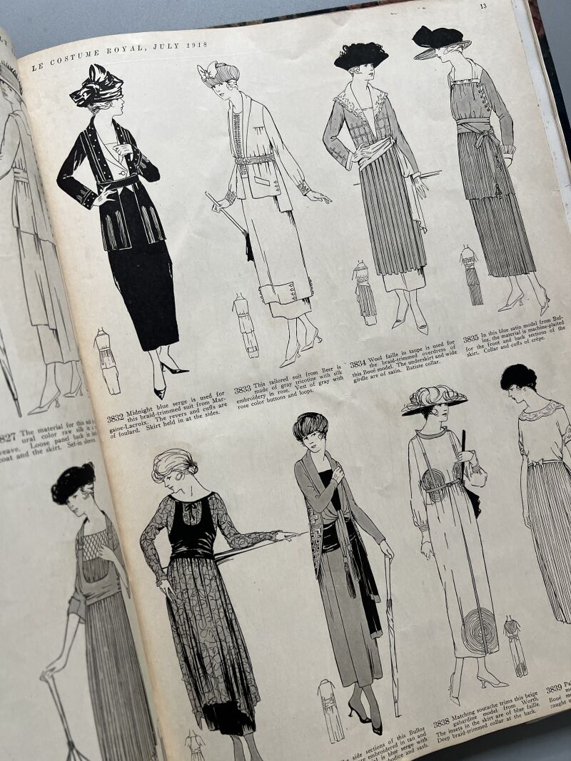 La Mode Illustrée, enero-octubre de 1913 - le Costume Royal/ le Miroir des Modes