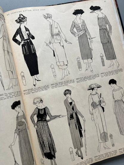 La Mode Illustrée, enero-octubre de 1913 - le Costume Royal/ le Miroir des Modes