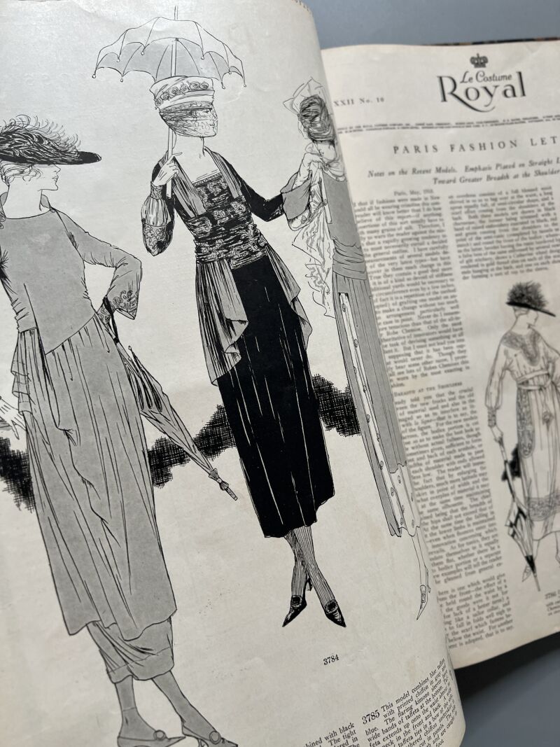 La Mode Illustrée, enero-octubre de 1913 - le Costume Royal/ le Miroir des Modes