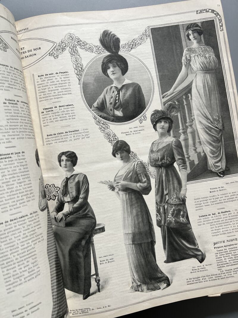 La Mode Illustrée, enero-octubre de 1913 - le Costume Royal/ le Miroir des Modes