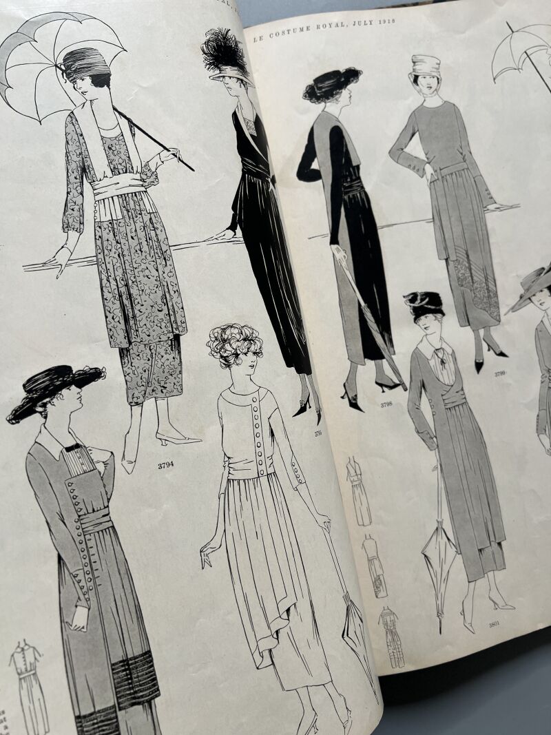 La Mode Illustrée, enero-octubre de 1913 - le Costume Royal/ le Miroir des Modes
