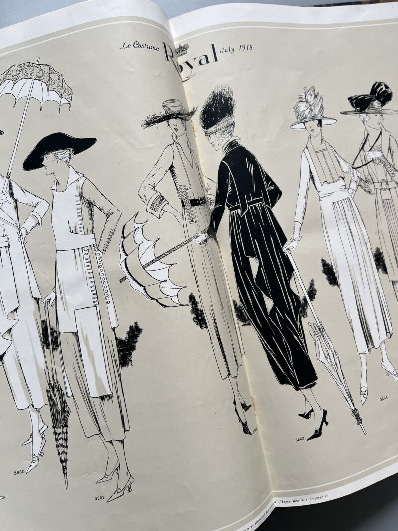 La Mode Illustrée, enero-octubre de 1913 - le Costume Royal/ le Miroir des Modes