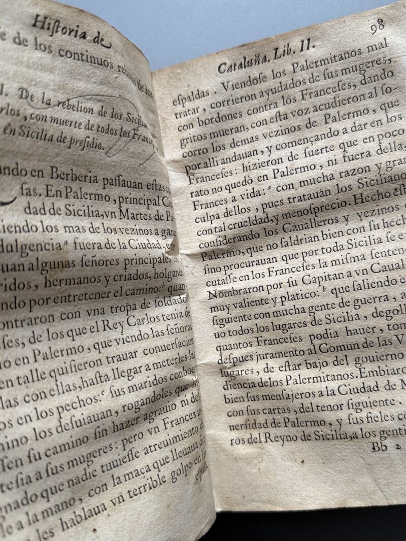 Historia de Cataluña, Bernardo Desclot - Casa Sebastián de Cormellas, 1616