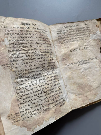 Historia de Cataluña, Bernardo Desclot - Casa Sebastián de Cormellas, 1616