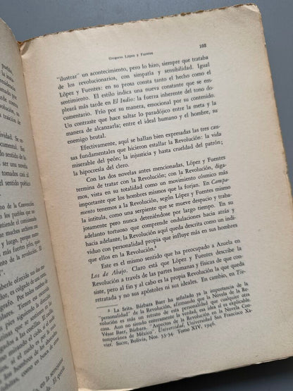 Los novelistas de la revolución mexicana, F. Rand Morton - Editorial Cultura, 1949