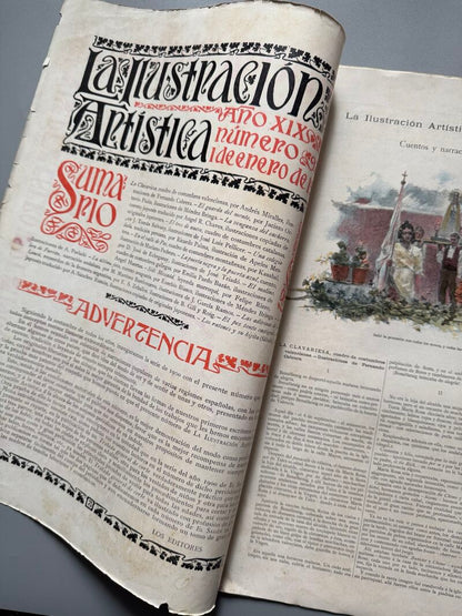 La Ilustración Artística, nº940 - Montaner y Simón, 1 de enero de 1900