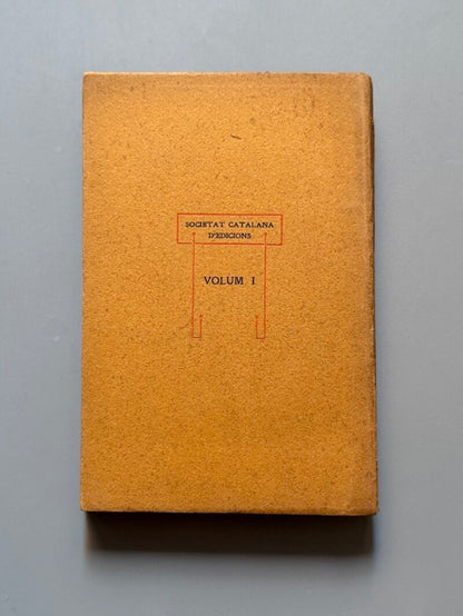 Les idees polítiques den Valentí Almirall, Alexandre Plana - Societat Catalana d'Edicions, ca. 1920