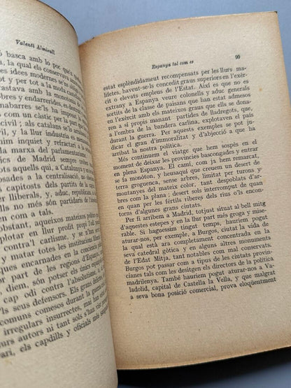 Les idees polítiques den Valentí Almirall, Alexandre Plana - Societat Catalana d'Edicions, ca. 1920