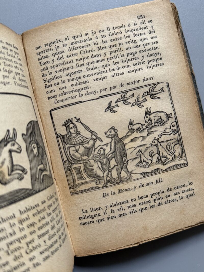 Faules de Isop y de altres famosos autors - Estampa de Torras. San Gervasi, 1885