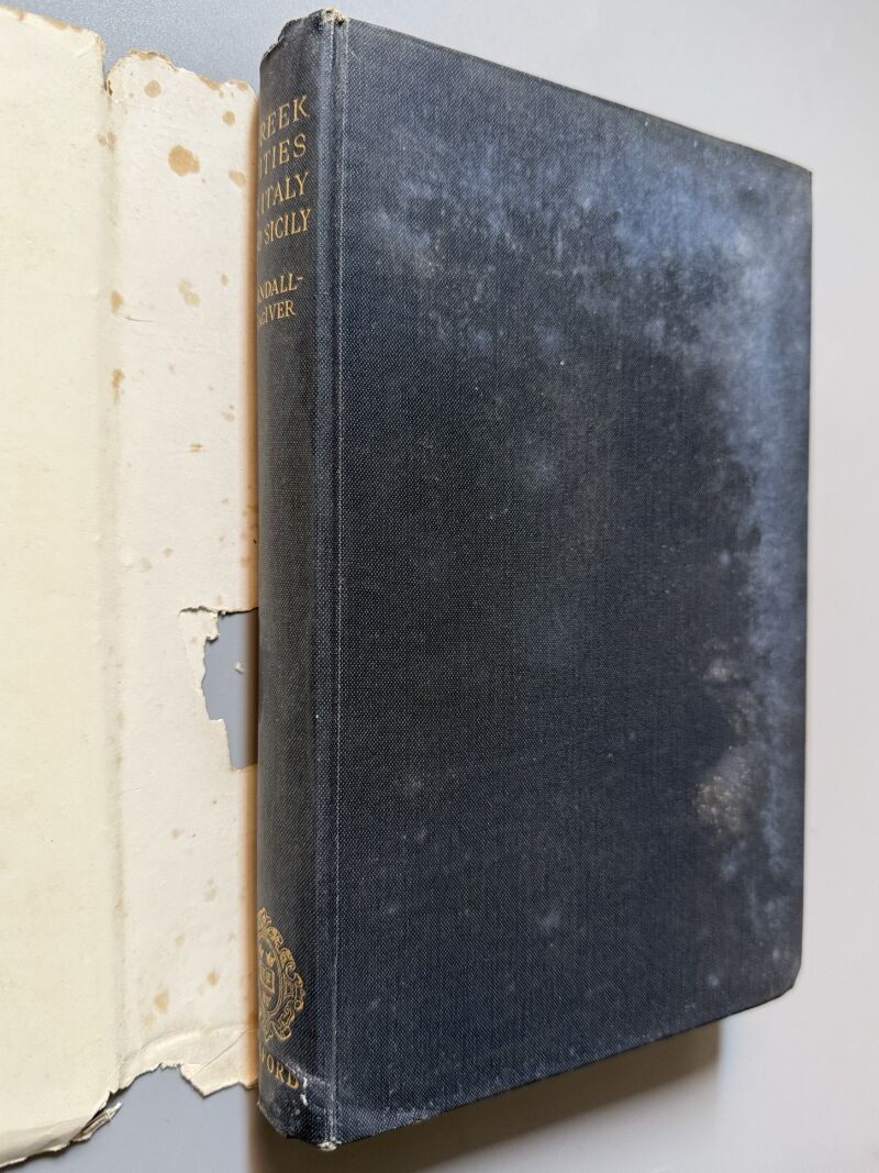 Greek cities in Italy and Sicily, David Randall-Magiver - The Clarendon Press, 1931