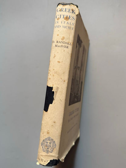 Greek cities in Italy and Sicily, David Randall-Magiver - The Clarendon Press, 1931