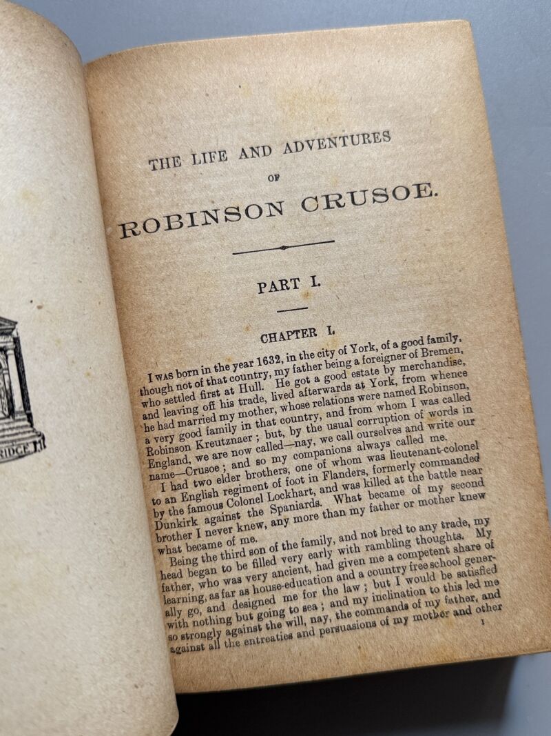 The life and adventures of Robinson Crusoe, Daniel Defoe - S. W. Partridge & Co, ca. 1900
