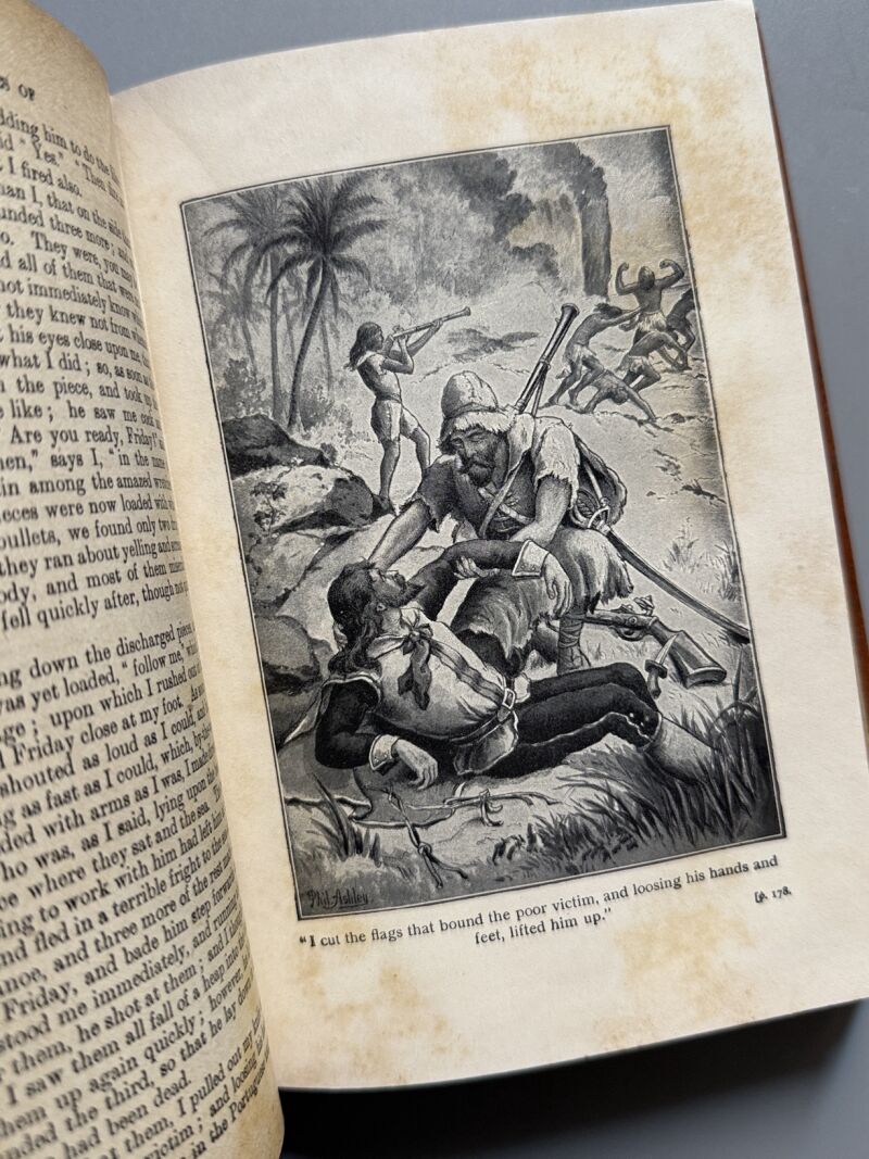 The life and adventures of Robinson Crusoe, Daniel Defoe - S. W. Partridge & Co, ca. 1900